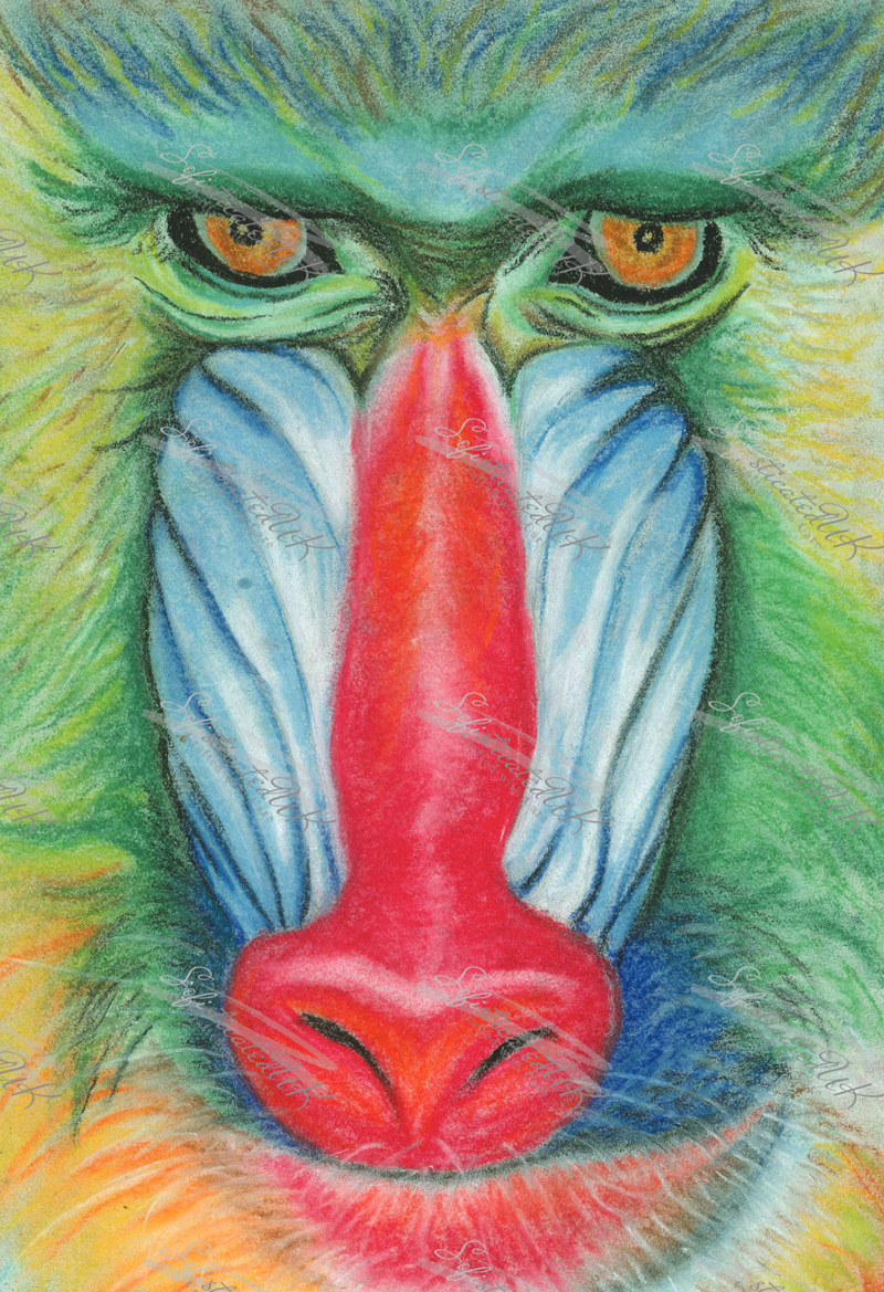 Chalk Pastel Print