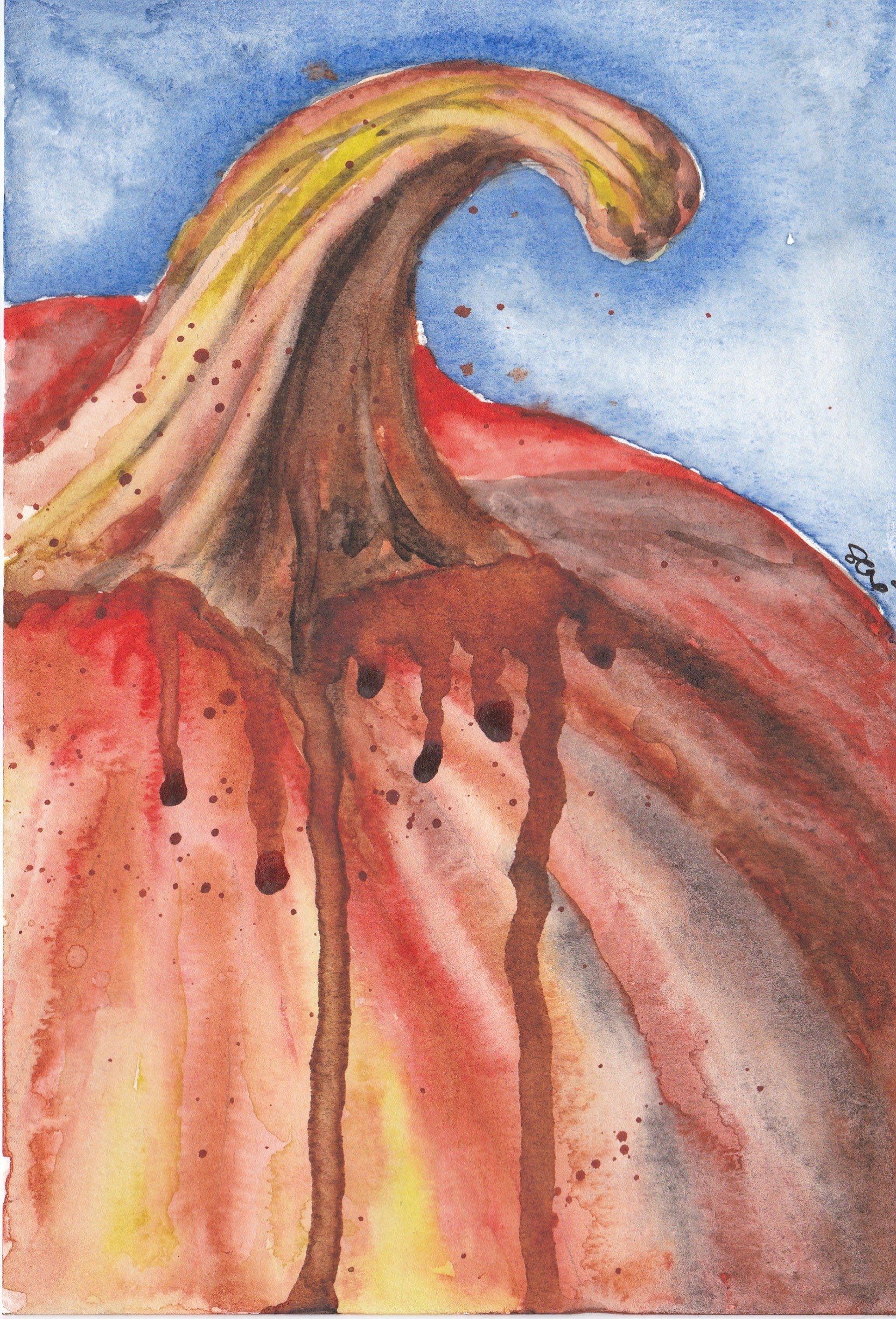 Watercolour Pumpkin