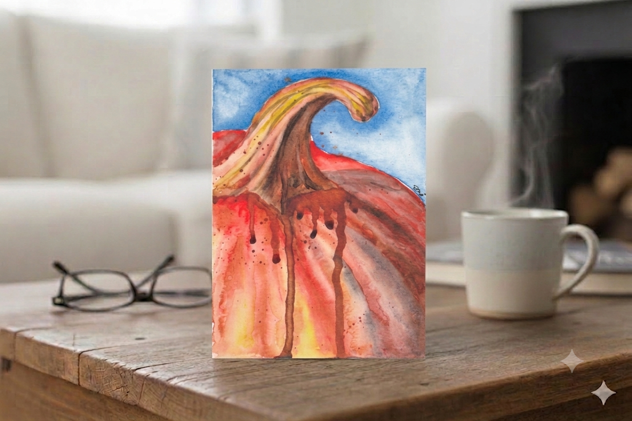 Watercolour Pumpkin