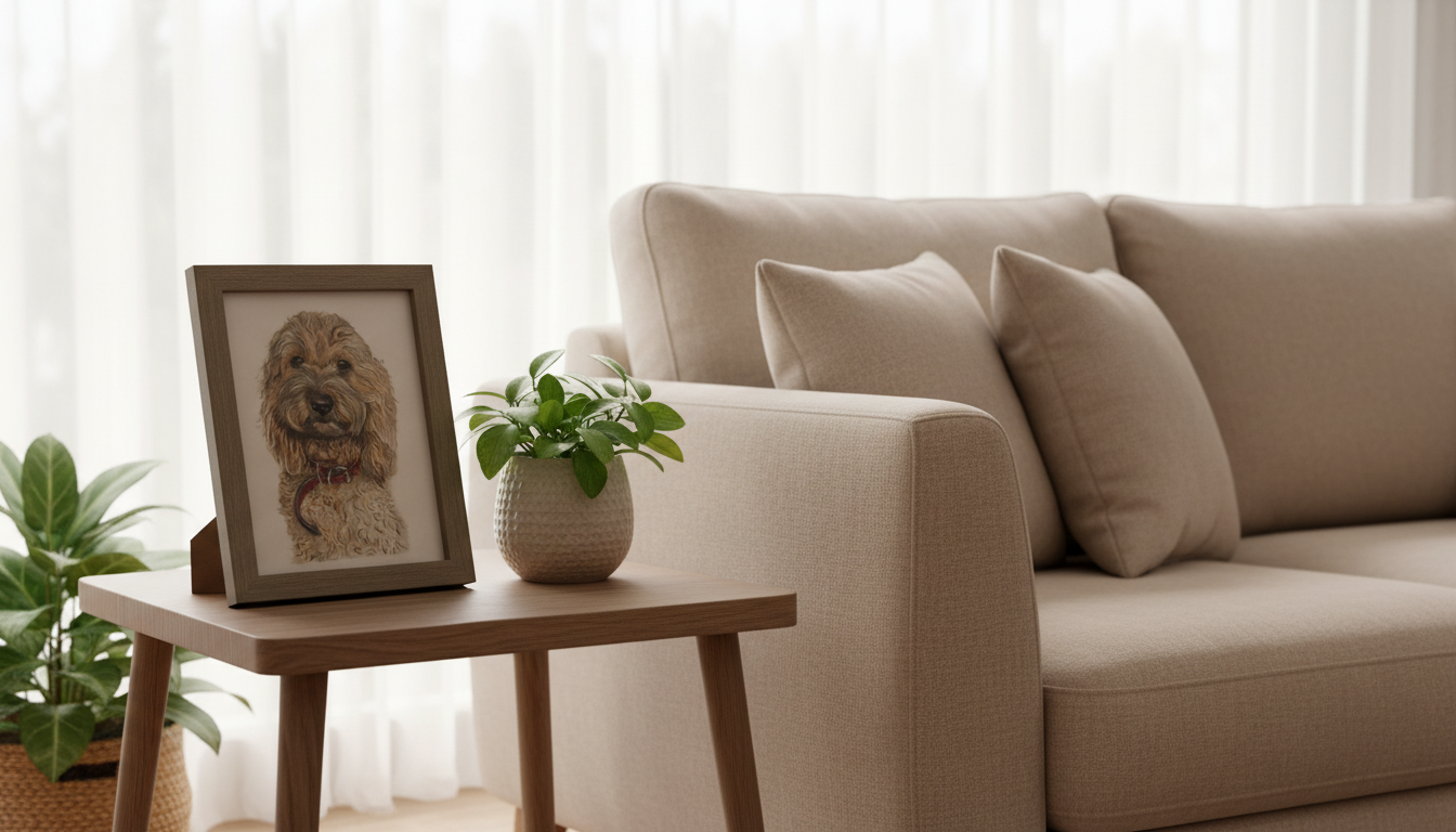 Your Photo Converted to Artwork, Coloured Pencil Drawing A4