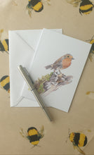 Load image into Gallery viewer, Curious Robin fine art print
